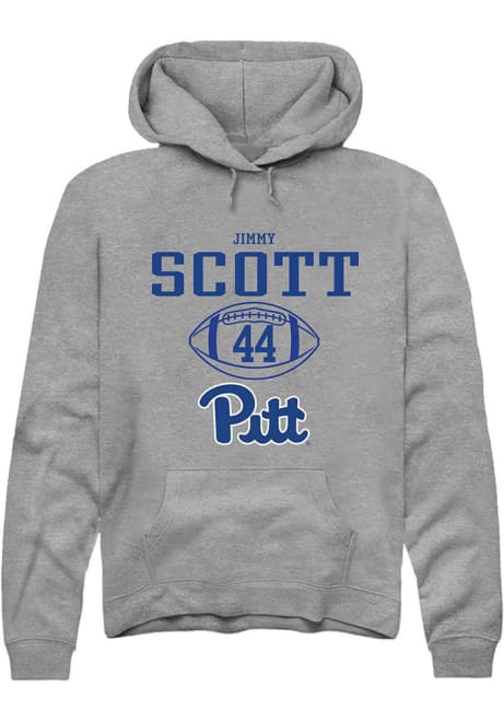 Jimmy Scott Rally Mens Graphite Pitt Panthers NIL Sport Icon Hooded Sweatshirt