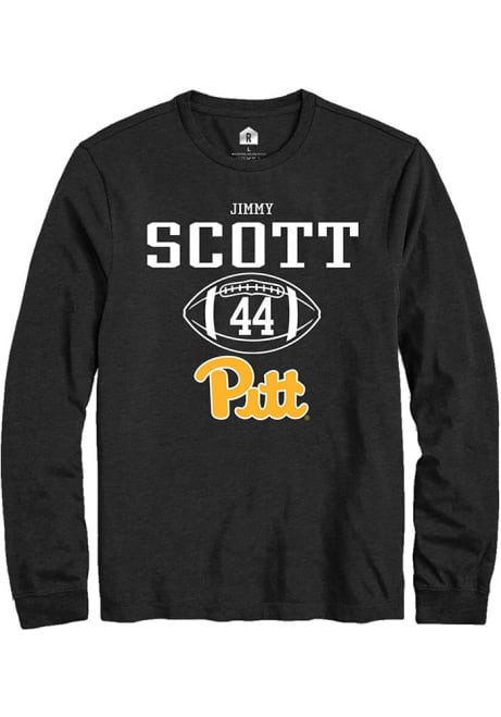 Jimmy Scott Rally Mens Black Pitt Panthers NIL Sport Icon Tee