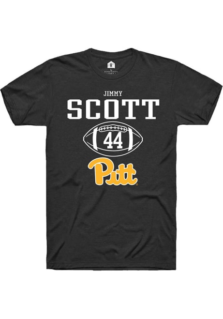 Jimmy Scott Black Pitt Panthers NIL Sport Icon Short Sleeve T Shirt