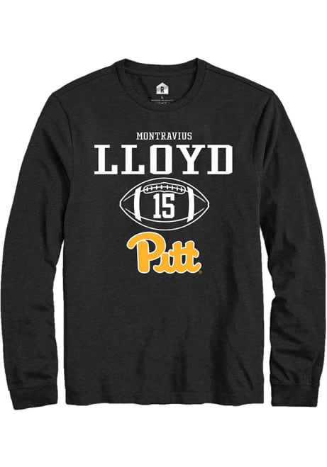 Montravius Lloyd Rally Mens Black Pitt Panthers NIL Sport Icon Tee