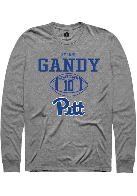 Ryland Gandy Rally Mens Graphite Pitt Panthers NIL Sport Icon Tee