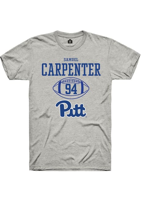 Samuel Carpenter Ash Pitt Panthers NIL Sport Icon Short Sleeve T Shirt