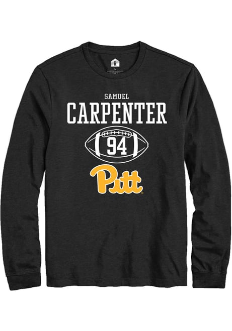 Samuel Carpenter Rally Mens Black Pitt Panthers NIL Sport Icon Tee