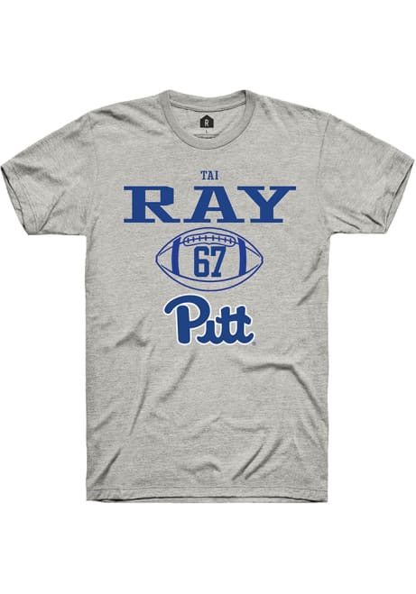 Tai Ray Ash Pitt Panthers NIL Sport Icon Short Sleeve T Shirt