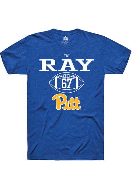 Tai Ray Blue Pitt Panthers NIL Sport Icon Short Sleeve T Shirt