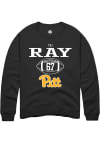 Main image for Tai Ray Rally Mens Black Pitt Panthers NIL Sport Icon Crew Sweatshirt