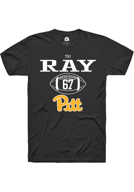 Tai Ray Black Pitt Panthers NIL Sport Icon Short Sleeve T Shirt