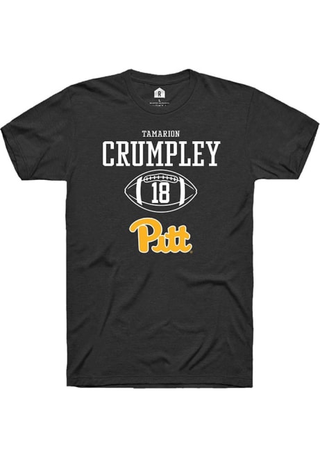 Tamarion Crumpley Black Pitt Panthers NIL Sport Icon Short Sleeve T Shirt