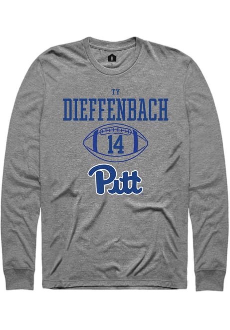 Ty Dieffenbach Rally Mens Graphite Pitt Panthers NIL Sport Icon Tee