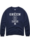 Main image for Trey Green  Rally Xavier Musketeers Mens Navy Blue NIL Sport Icon Long Sleeve Crew Sweatshirt