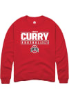 Main image for Caden Curry Rally Mens Red Ohio State Buckeyes NIL Stacked Box Crew Sweatshirt