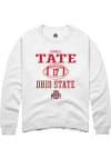 Main image for Carnell Tate Rally Mens White Ohio State Buckeyes NIL Sport Icon Crew Sweatshirt