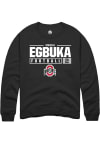 Main image for Emeka Egbuka  Rally Ohio State Buckeyes Mens Black NIL Stacked Box Long Sleeve Crew Sweatshirt