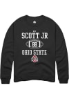 Main image for Gee Scott Jr. Rally Mens Black Ohio State Buckeyes NIL Sport Icon Crew Sweatshirt