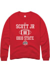 Main image for Gee Scott Jr. Rally Mens Red Ohio State Buckeyes NIL Sport Icon Crew Sweatshirt