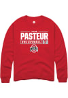 Main image for Jacob Pasteur  Rally Ohio State Buckeyes Mens Red NIL Stacked Box Long Sleeve Crew Sweatshirt