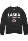 Main image for Jamie Lasda  Rally Ohio State Buckeyes Mens Black NIL Stacked Box Long Sleeve Crew Sweatshirt