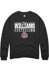 Main image for Miyan Williams Rally Mens Black Ohio State Buckeyes NIL Stacked Box Crew Sweatshirt