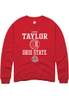 Main image for Sydney Taylor  Rally Ohio State Buckeyes Mens Red NIL Sport Icon Long Sleeve Crew Sweatshirt