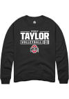 Main image for Sydney Taylor  Rally Ohio State Buckeyes Mens Black NIL Stacked Box Long Sleeve Crew Sweatshirt