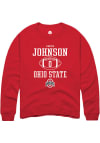 Main image for Xavier Johnson  Rally Ohio State Buckeyes Mens Red NIL Sport Icon Long Sleeve Crew Sweatshirt