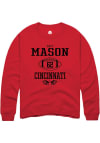 Main image for Matt Mason  Rally Cincinnati Bearcats Mens Red NIL Sport Icon Long Sleeve Crew Sweatshirt