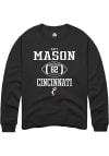 Main image for Matt Mason  Rally Cincinnati Bearcats Mens Black NIL Sport Icon Long Sleeve Crew Sweatshirt