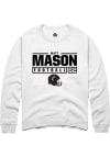 Main image for Matt Mason  Rally Cincinnati Bearcats Mens White NIL Stacked Box Long Sleeve Crew Sweatshirt