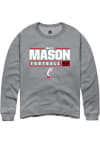 Main image for Matt Mason Rally Mens Graphite Cincinnati Bearcats NIL Stacked Box Crew Sweatshirt