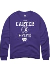 Main image for Aliyah Carter Rally Mens Purple K-State Wildcats NIL Sport Icon Crew Sweatshirt