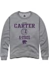 Main image for Aliyah Carter Rally Mens Graphite K-State Wildcats NIL Sport Icon Crew Sweatshirt