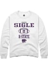 Main image for Marques Sigle Rally Mens White K-State Wildcats NIL Sport Icon Crew Sweatshirt