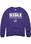 Main image for Marques Sigle Rally Mens Purple K-State Wildcats NIL Stacked Box Crew Sweatshirt
