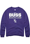 Main image for Mason Buss Rally Mens Purple K-State Wildcats NIL Stacked Box Crew Sweatshirt