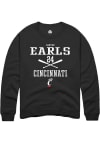 Main image for Carter Earls  Rally Cincinnati Bearcats Mens Red NIL Sport Icon Long Sleeve Crew Sweatshirt