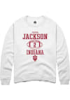 Main image for Tayven Jackson Rally Mens White Indiana Hoosiers NIL Sport Icon Crew Sweatshirt