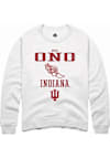 Main image for Novo Ono Rally Mens White Indiana Hoosiers NIL Sport Icon Crew Sweatshirt