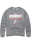 Main image for Chase Horst Rally Mens Graphite Cincinnati Bearcats NIL Stacked Box Crew Sweatshirt