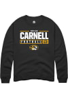 Main image for Daylan Carnell  Rally Missouri Tigers Mens Black NIL Stacked Box Long Sleeve Crew Sweatshirt