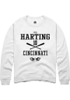 Main image for Cole Harting  Rally Cincinnati Bearcats Mens White NIL Sport Icon Long Sleeve Crew Sweatshirt