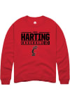 Main image for Cole Harting  Rally Cincinnati Bearcats Mens Red NIL Stacked Box Long Sleeve Crew Sweatshirt