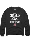 Main image for Clayton Chaplin Rally Mens Black Ohio State Buckeyes NIL Sport Icon Crew Sweatshirt