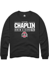 Main image for Clayton Chaplin Rally Mens Black Ohio State Buckeyes NIL Stacked Box Crew Sweatshirt