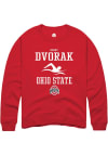 Main image for Henry Dvorak  Rally Ohio State Buckeyes Mens Red NIL Sport Icon Long Sleeve Crew Sweatshirt