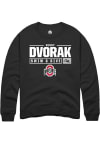 Main image for Henry Dvorak  Rally Ohio State Buckeyes Mens Black NIL Stacked Box Long Sleeve Crew Sweatshirt