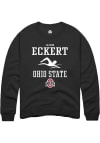 Main image for Jaxson Eckert  Rally Ohio State Buckeyes Mens Black NIL Sport Icon Long Sleeve Crew Sweatshirt