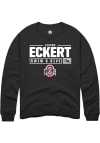 Main image for Jaxson Eckert  Rally Ohio State Buckeyes Mens Black NIL Stacked Box Long Sleeve Crew Sweatshirt