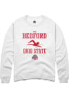 Main image for Josh Bedford  Rally Ohio State Buckeyes Mens White NIL Sport Icon Long Sleeve Crew Sweatshirt