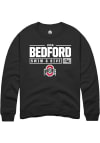 Main image for Josh Bedford  Rally Ohio State Buckeyes Mens Black NIL Stacked Box Long Sleeve Crew Sweatshirt