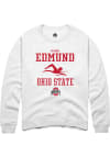 Main image for Mason Edmund  Rally Ohio State Buckeyes Mens White NIL Sport Icon Long Sleeve Crew Sweatshirt